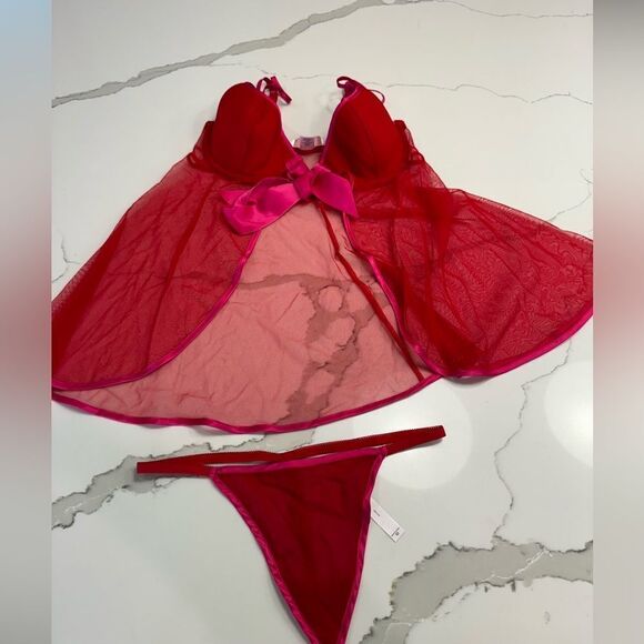 Victoria’s Secret two piece Silk lingerie - Picture 10 of 12